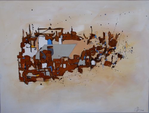 Serie ''Favelas'' - Mischtechnik auf Leinen - 60 x 80 cm