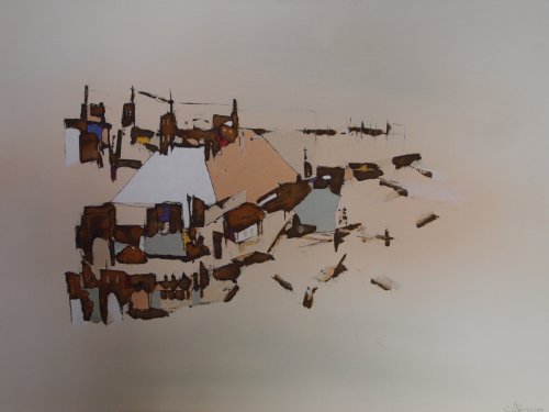 Serie ''Favelas'' - Mischtechnik auf Leinen - 60 x 80 cm