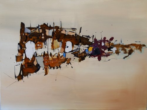 Serie ''Favelas'' - Mischtechnik auf Leinen - 60 x 80 cm